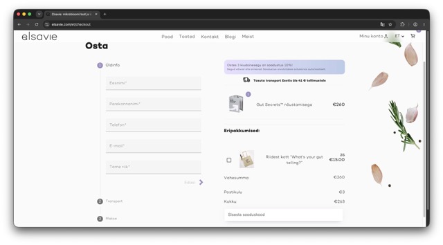 Elsavie E-Commerce Preview